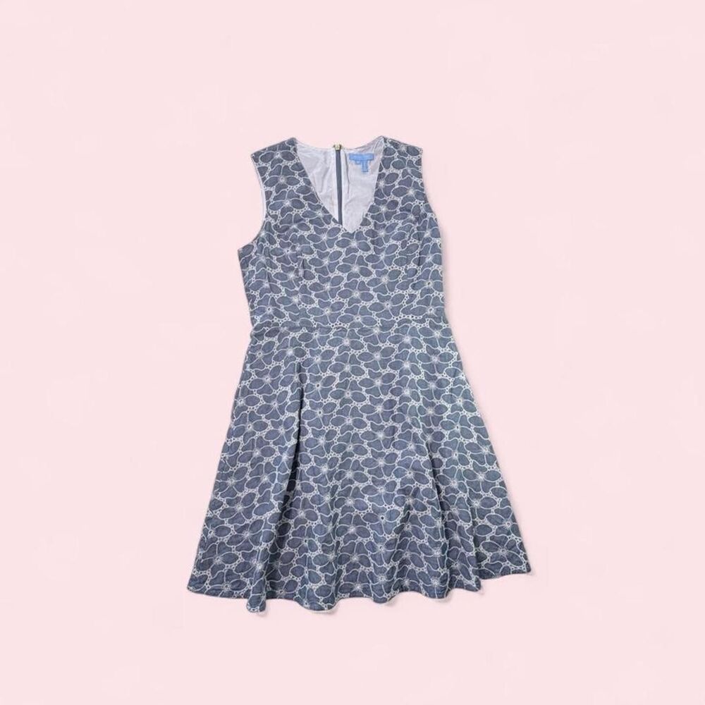 Draper-james Women's Blue and Navy Dress